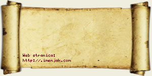 Natalija Kićanović vizit kartica